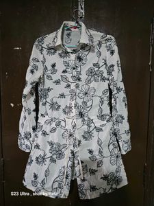 Floral Print Shirt Top