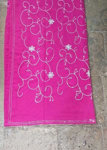 Magenta Saree