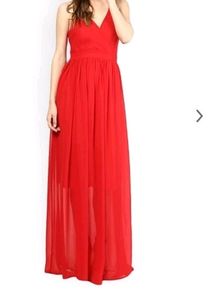 Harpa Red Maxi Dress