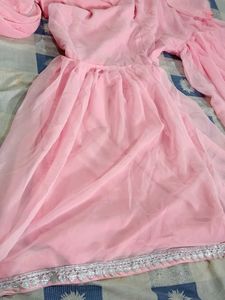 pink princess garara kameez with stones dupatta