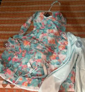 Floral Anarkali Kurta