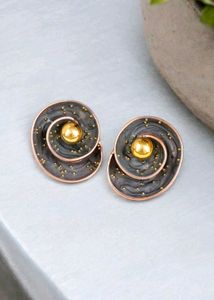 Unique Spiral Statement Earrings