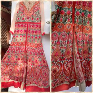 Multicolour Full Embroidery Suit
