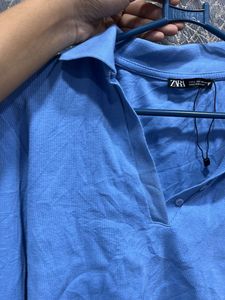 Zara Ribbed Fitted Top