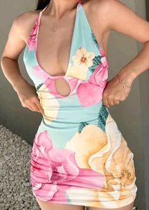 Floral Mini Dress For Summer