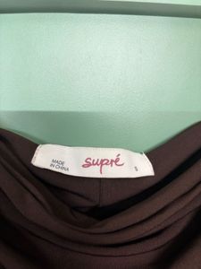 Pretty Brown Crop Top