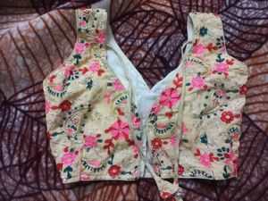 Embroidered Padded Blouse