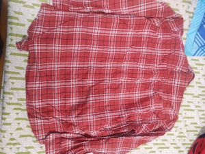 Xl Red Plaid Shirt(Long Sleeve, Regular Fit)