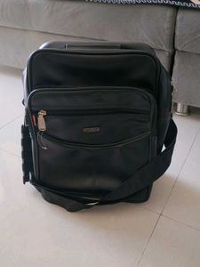 Black mens bag with new condition