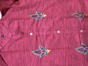Cotton Embroided Daily Wear Kurta