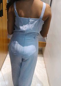 denim jumpsuit