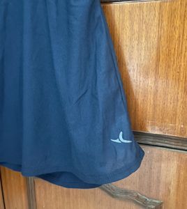blue sporty casual top