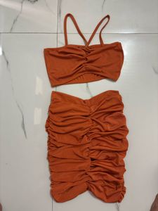 Orange Two-Piece Set