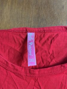Red Best Friend Top