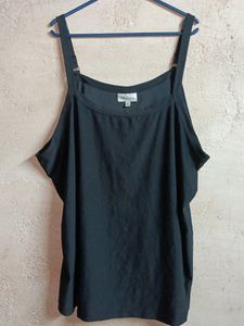 Oversized Fashion Tank Top Vest Black