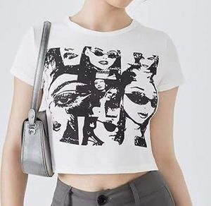 90s/Y2K Glam Graphic Crop Top