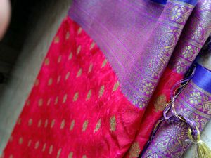 Beautiful Pink Saree