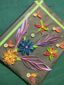 Handmade Paper Crafted Portfolio File