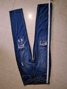Ripped Blue Jeans