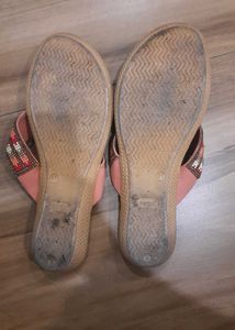 Orange Flip Flops