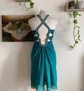 Elegant Teal Dress