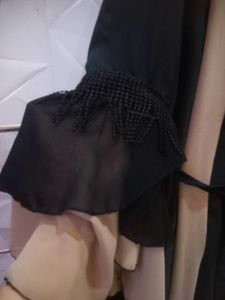Frill Abaya With Hijab