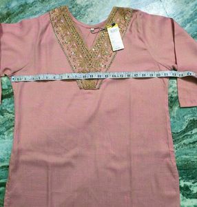 Pink Beautiful Kurta