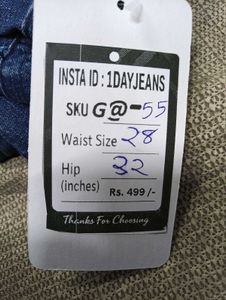 G@55 Size-28 (Sale) Latest Ladies high waist Jeans