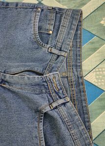Light Wash Cargo Jeans