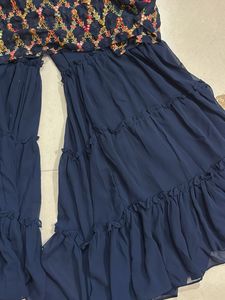 Embroidery full heavy blue leganga