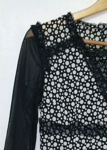 Trendy New Black And White Top For Women