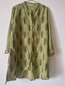 Floral Print Kurta