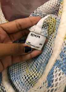 EXR white Net Mini Dress