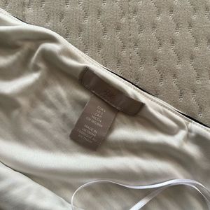 h&amp;m Striped One-Shoulder Top