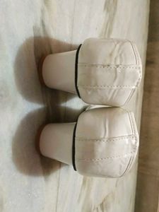 White Pointed-Toe Heels