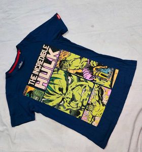 Marvels Hulk T Shirt Blue