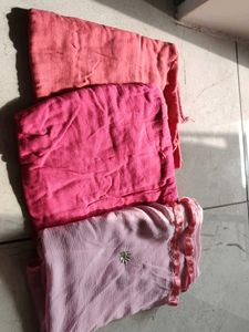 Combo Of Three Used Shawls