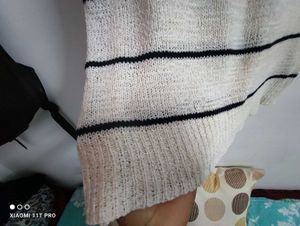 Sweater Women Large White