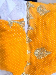Elegant Yellow Saree
