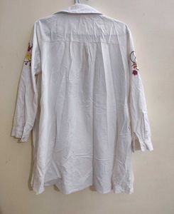 Embroidered White Shirt