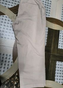 Printed Top &amp; Beige Pants Set