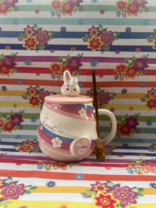 Bunny Mug with Lid &amp; Spoon