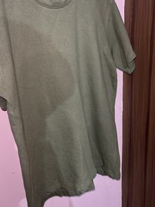 Westside Oversized Olive Green T-shirt.