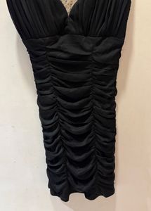 Elegant Black Imported Party Dress