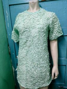 Textured Green Bodycon