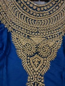 Festive Blue 3pc Kurta set