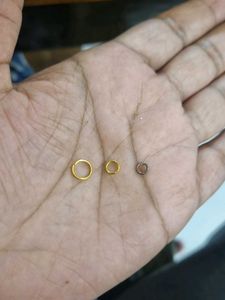 Jump Rings Golden Big Small And Oxidize Smal
