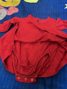 Cute Red Baby Dress