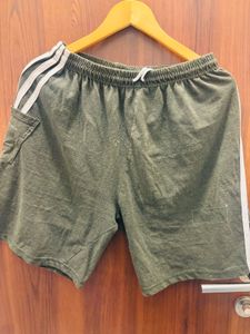Casual Olive Shorts