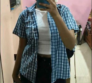 Blue Checkers Shirt ....